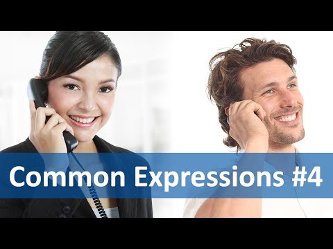 Common Expressions #4 (Telephoning) (Common Expressions #4 (Telephoning) | English Listening & Speaking Practice)
