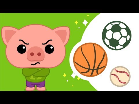 ¡Aprende los Balones! 🏀 Con Hoggie y Plim Plim  Videos Educativos | Plim Plim
