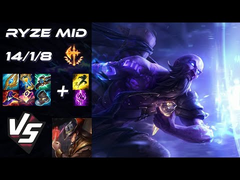 MID Ryze vs Twisted Fate - EU Grandmaster Patch 14.19