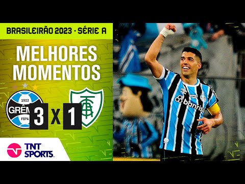 SUÁREZ MARCA DE NOVO, JOGA MUITO E GOLEIRO DO AMÉRICA FAZ GOL CONTRA | GRÊMIO 3X1 AMÉRICA-MG