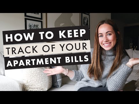 How I Keep Track of My Apartment Bills | FIRST APARTMENT SERIES