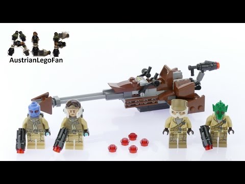 Vidéo LEGO Star Wars 75133 : Pack de combat de l'Alliance Rebelle