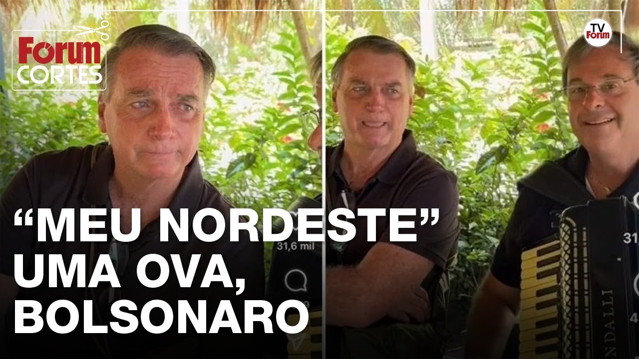 Após anos atacando os nordestinos, Bolsonaro chora e finge que gosta da região