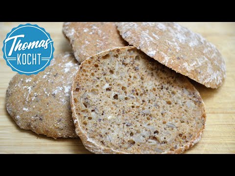 Leckere Dinkel-Vollkornbrötchen backen - einfach und schnell!