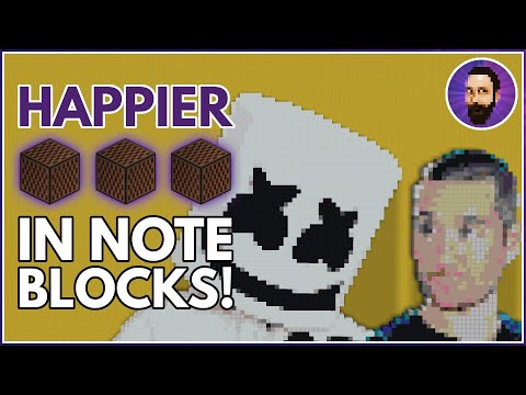 acatterz - Marshmello ft. Bastille - Happier ♪ Minecraft Note Block Song