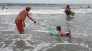 preview picture of video 'Body Surfing in Wildwood Crest'