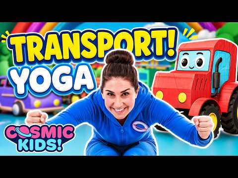 Preschool Yoga Adventure with Trucks & Transport! - Yoga Time!