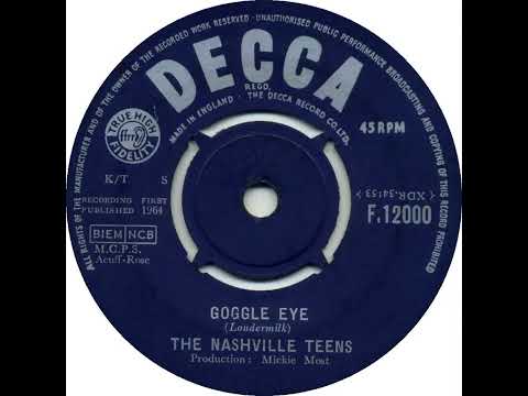 UK New Entry 1964 (234) The Nashville Teens - Google Eye