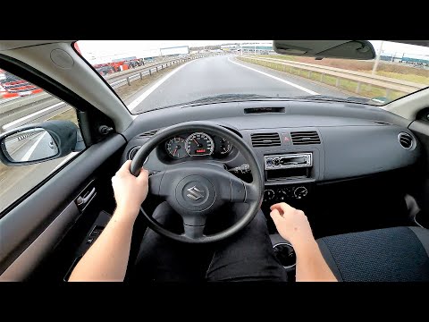 Suzuki Swift IV 1.3i 92HP LIFT (2009) POV Test Drive & Acceleration 0-100 | 4K #168