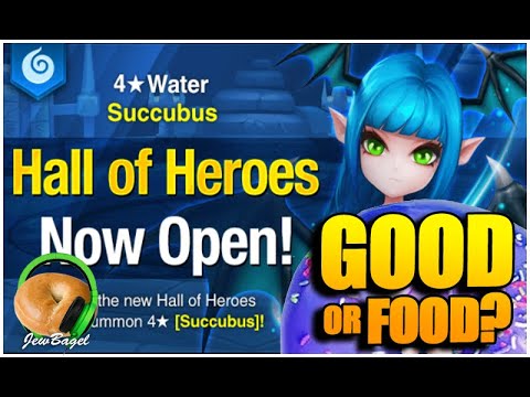 SUMMONERS WAR: IZARIA the WATER SUCCUBUS Hall of Heroes! Good or Food?