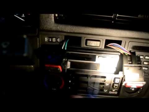 BMW E30 318i 325i 325is 325ix M3 On-board Computer Light Bar Installation BMW 9 Button