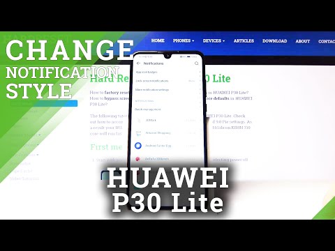 How to Personalize Notifications in Huawei P30 Lite - Allow Notifications