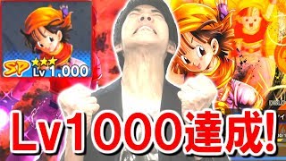 【ドラゴンボールレジェンズ】初のレベル1000達成！Lv1000のパンを使ってみた！