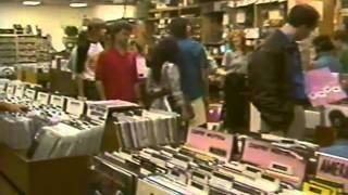 Late &#39;80s L.A. Public Access TV segment filmed inside Aron&#39;s Records (Melrose Ave. location)