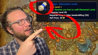 DON'T MISS THIS OP CRAFTING RECIPE!- WoW Dragonflight Elemental Lariat Design Guide (lotta gold)
