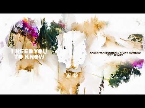 Video thumbnail for I Need You To Know