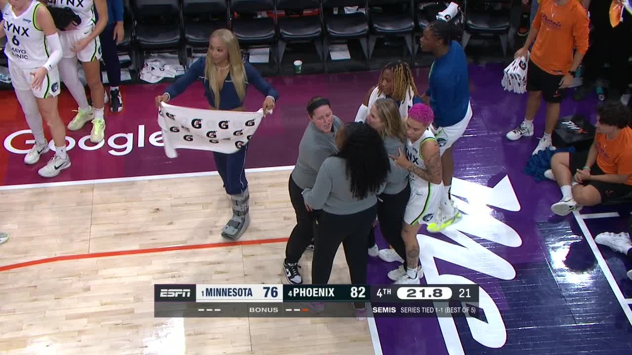 Minnesota’s Cheryl Reeve ejected, Napheesa Collier heads to locker room in Game 3 | WNBA on ESPN