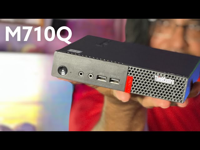 Vídeo relacionado con Lenovo Mini PC Computer Desktop ThinkCentre M710q Tiny, procesador Core i7-7700T, memoria RAM 16 GB, disco SSD 240 GB Win 11 (reacondicionado)