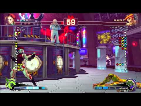 SSF4 Rank Match  Lynetto (CA)  vs  opask The 2nd (AD)