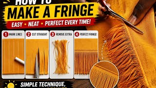 DIY Fabric Fringe Made Easy