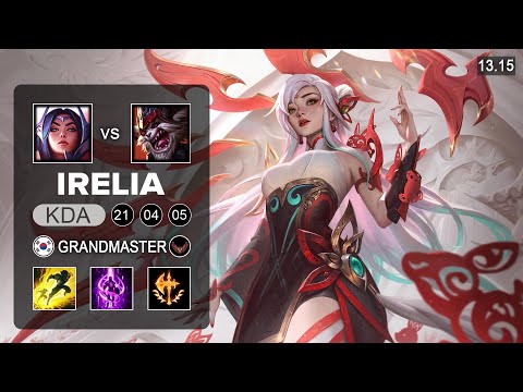 Irelking Irelia vs Kled Top - KR Grandmaster - Patch 13.15 Season 13
