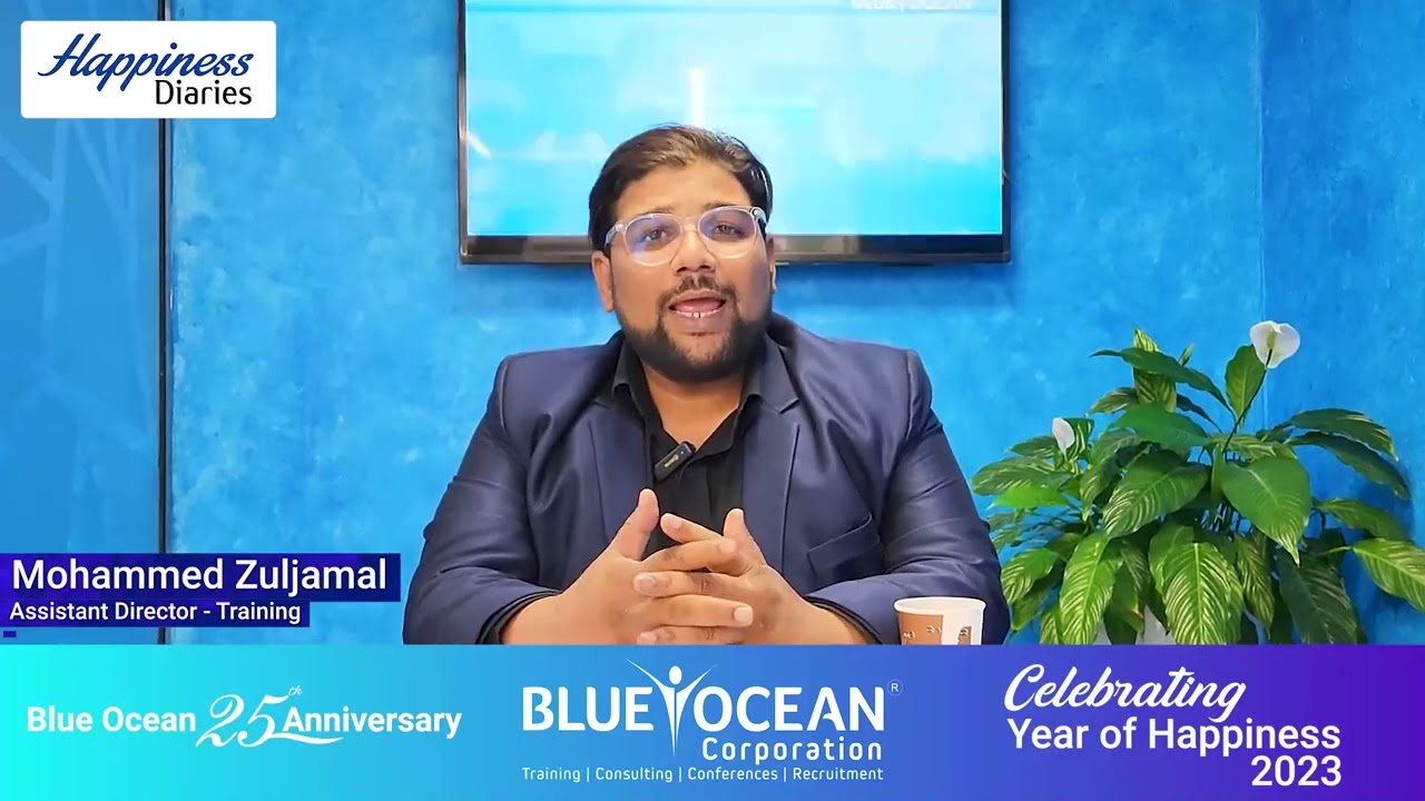 Blue Ocean Corporation Happiness Diaries 2023 - Mohammed Zuljamal