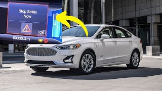 Ford Fusion Hybrid “Stop safely now” warning. What does it mean?