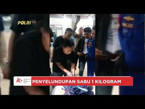 DITPOLAIRUD POLDA BABEL TANGKAP PRIA BAWA 1 KG SABU