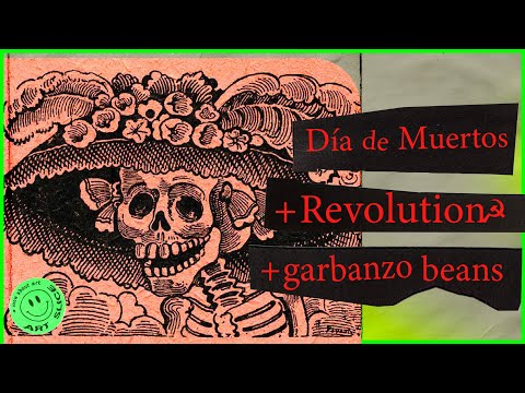 Geschichte von La Catrina ⇝ Totenkopf-Ikone des Tages der Toten ☠ & der Revolution ☭ von José Gua...