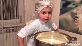 Making of Ossetian cheese