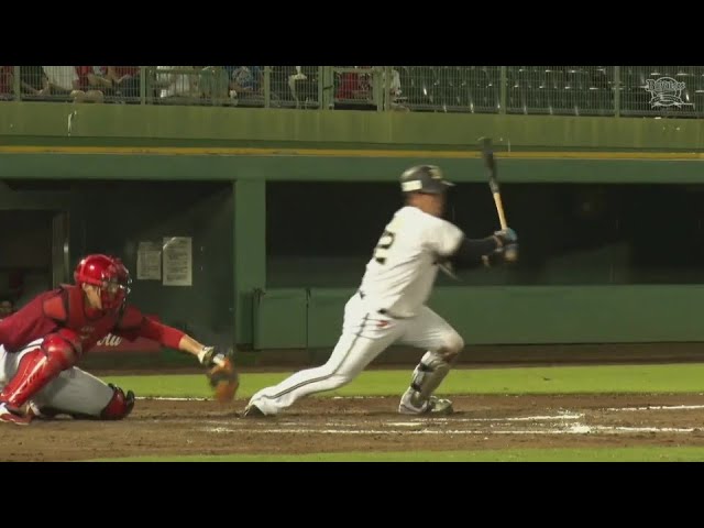 【ファーム】今日3打点!! バファローズ・福永奨 2本目となるタイムリーで試合を振り出しに戻す!!  2024年8月6日 オリックス・バファローズ 対 広島東洋カープ