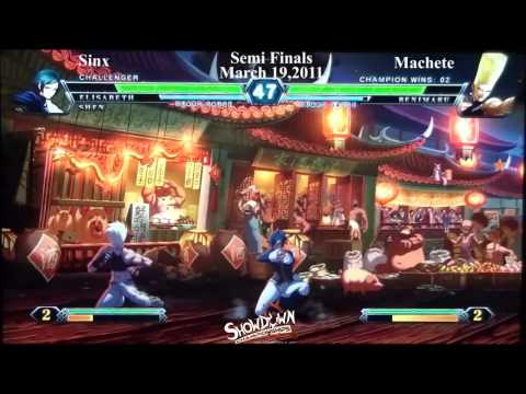 Showdown Championships 2011 KOF13 Semi Finals - Sinx vs Machete