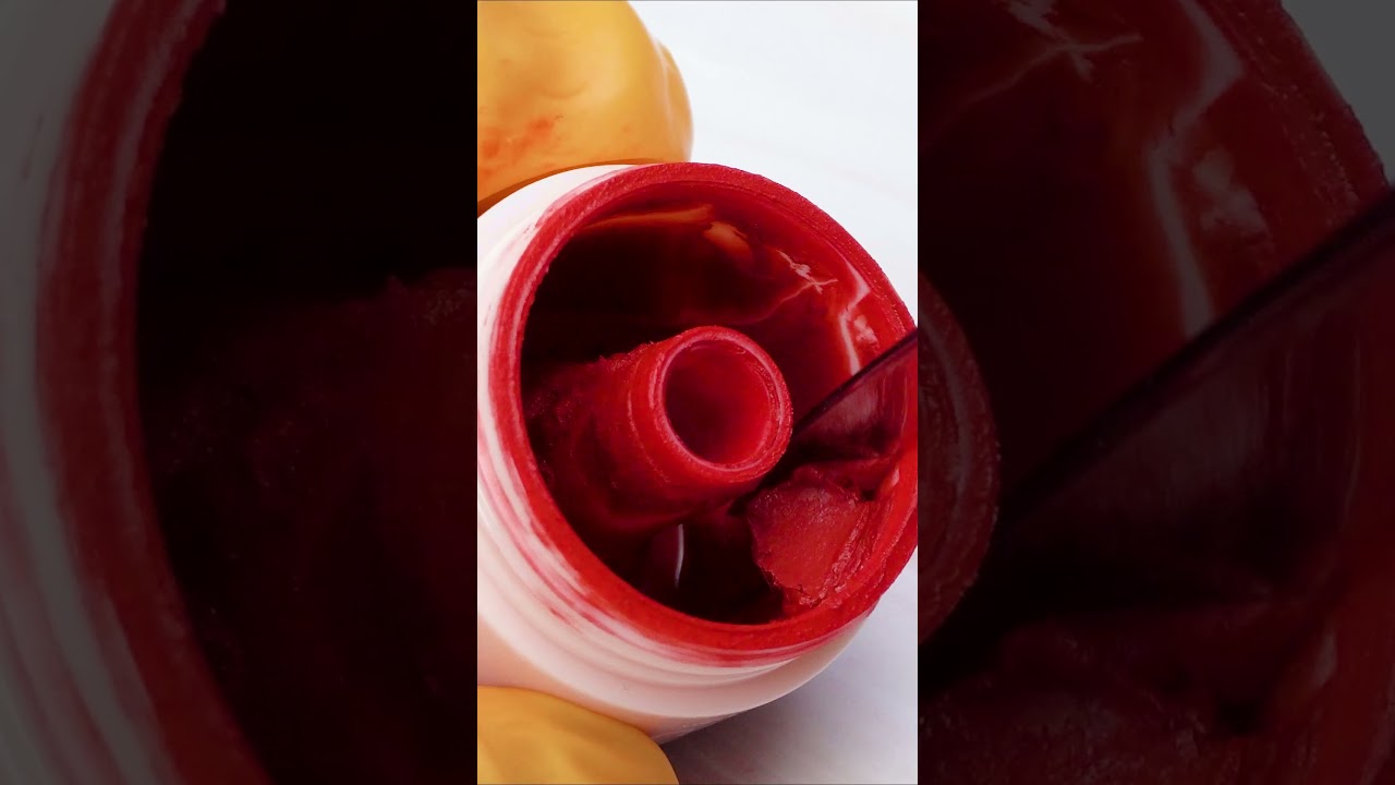 #shorts Mini Lip Palette DIY from Old Lipsticks! #cosmeticrepair#satisfying#asmr#oddly#oddlysatisfyi