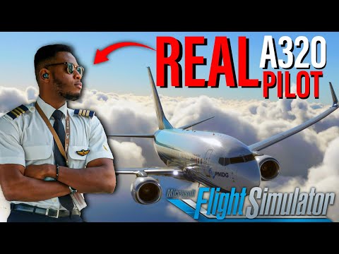 Real A320 Pilot Plays Microsoft Flight Simulator 2020 - Realistic 30 min A320 NEO Full Flight in 4K