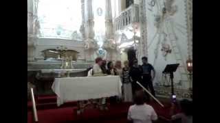 Ellen de Lima, Eymar Fonseca e outros na Missa de 1 ano de Marlene.