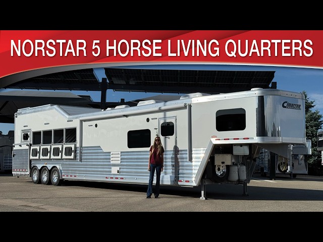 Preview image of Cimarron Norstar 5 Horse Living Quarters With Air Ride youtube video