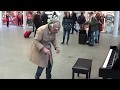 GRANDPA PLAYS DANCE MONKEY At The Mall On Piano
