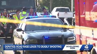 Road rage shooting leaves one dead in Greenville County, South Carolina, deputies say