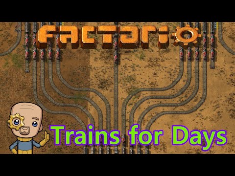 Factorio : The solutions to trains is more trains : Mega Base Ep2