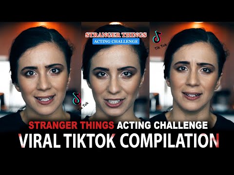 TIKTOK "Stranger Things Acting Challenge" VIRAL COMPILATION ELIANA GHEN