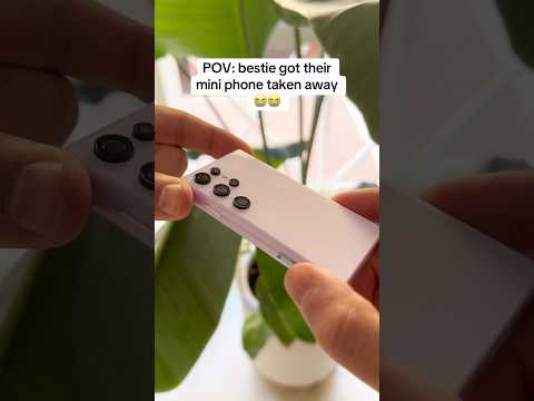 Cutest phone ever🥹💕 #miniphone #smartphone #mini #iphone #samsung