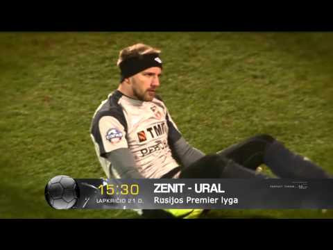 TIESIOGIAI HD. Rusijos "Premier" lyga. Zenit - Ural. Lapkričio 21d, šeštadienis 15:30 per SPORT1.