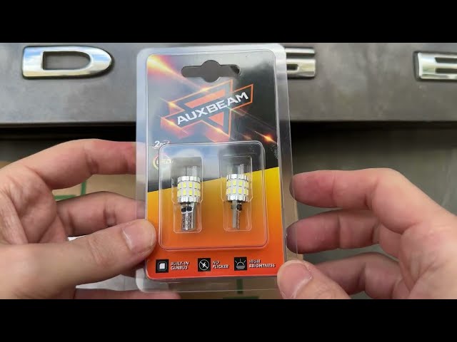 How to Replace License Plate Light with LED Bulb - product in use