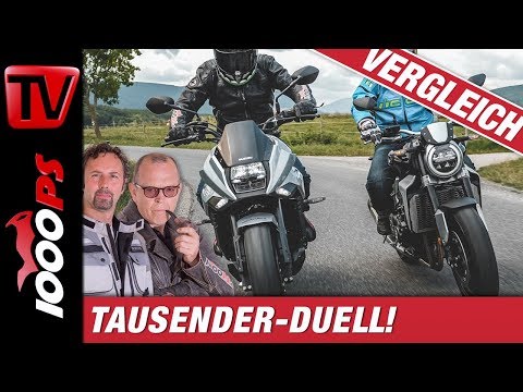 Retro-Look reloaded! Honda CB1000R vs. Suzuki GSX-S1000S Katana