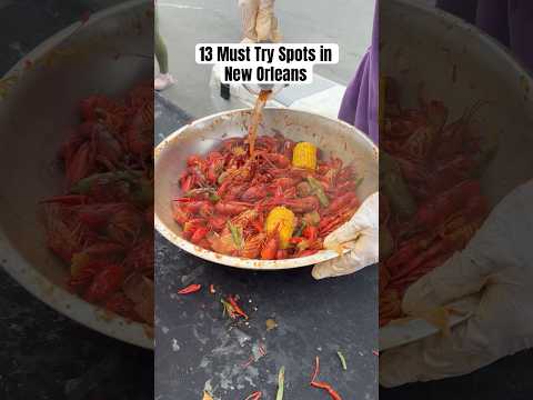 13 must try spots in New Orleans! #foodie #neworleansfood #foodreview #nola