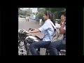 School Girl Riding Bullet Bike In School Uniform
