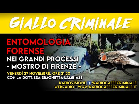 ENTOMOLOGIA FORENSE NEI GRANDI PROCESSI (Mostro di Firenze) - Giallo Criminale