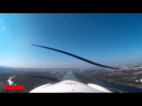 PilotsEYEView - VFR through CTR Wien +ATC (OFFICIAL TRAILER)