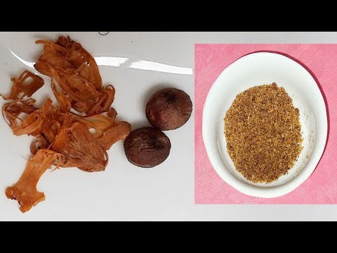জয়ফল ও জয়ত্রী গুড়া সংরক্ষণ পদ্ধতি সহ । How to make Nutmeg & Mace powder । Jaifal powder by runa