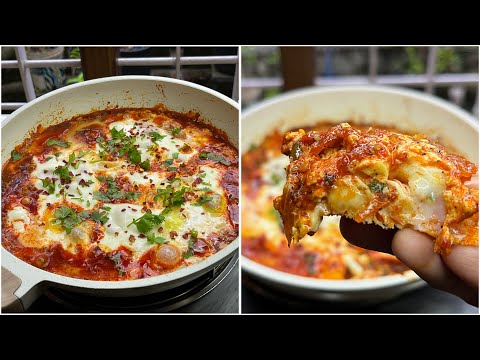 Viral Breakfast Recipe| Viral Turkish Menemen Recipe Egg Tomato Breakfast Tanuz Kitchen
